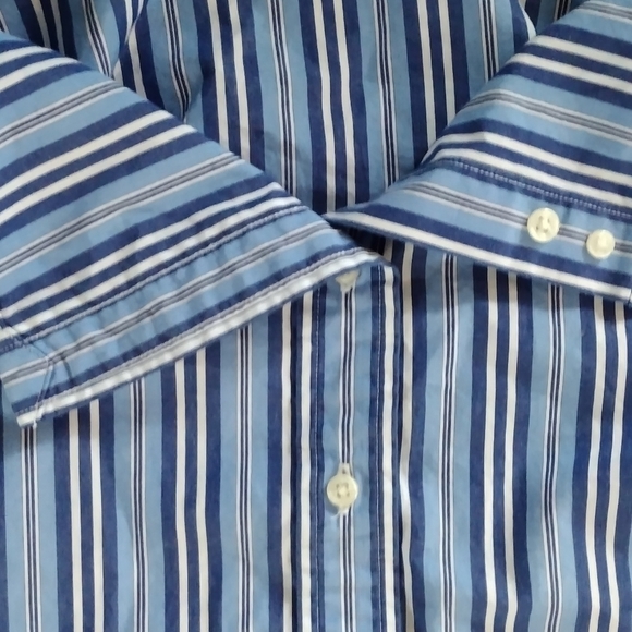 Ralph Lauren polo button up shirt dress blue boys 5 - Picture 6 of 6